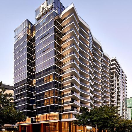 Meriton Suites Camberra Exterior foto The completed building