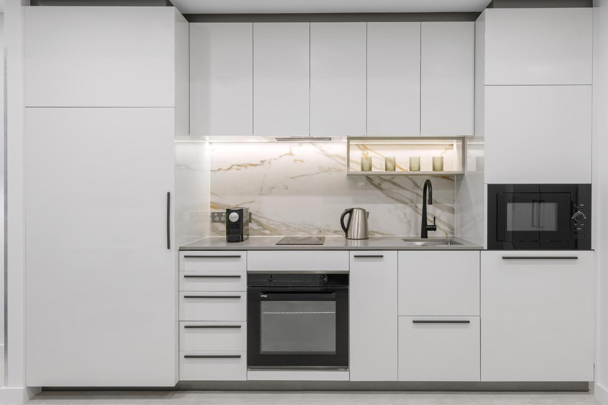 Meriton Suites Camberra Exterior foto A modern kitchen